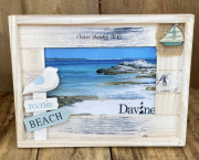 "To The Beach" Picture Frame - Cotton Gin