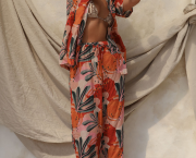 Stone Fox Gita Wide Leg Linen Pant Siesta - Outer Banks Boarding Company