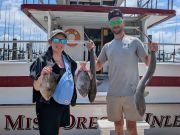 Miss Oregon Inlet II Head Boat Fishing, Right on the Meat Today!