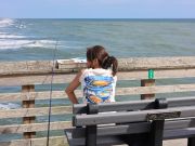 Jennette's Pier, Bluefish & Mackerel are Biting!