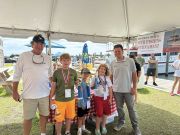 Winners of First, Biggest, and Most Fish for ages 6-10