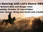 Jack Brown's Beer & Burger Joint, Line Dancing with Let's Dance OBX