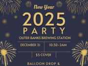 Outer Banks Brewing Station, New Years Eve Party