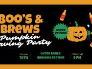 Outer Banks Brewing Station, Boo's & Brews Pumpkin Carving Party