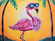 Buffalo City Distillery, "Flamingo Frolic" Paint & Sip