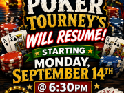 Jolly Roger Restaurant, Poker Tourney hosted by Momma V.