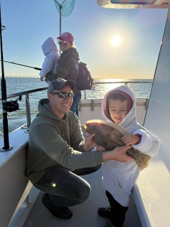 Miss Oregon Inlet II Head Boat Fishing, Calm Morning