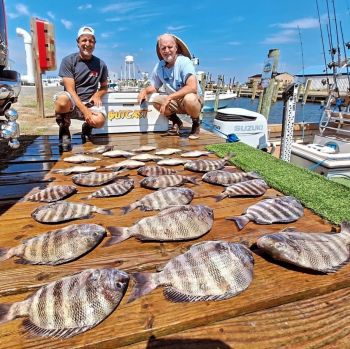 Fishing Unlimited Outer Banks Boat Rentals, Hot Weather and Great Fishing