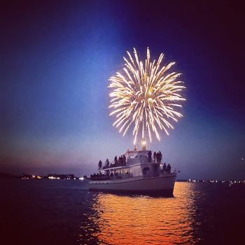 Crystal Dawn Head Boat Fishing and Evening Cruise, Fourth of July Fireworks Cruise