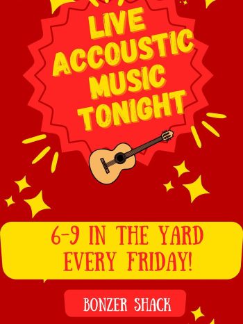 Bonzer Shack Bar & Grill, Live Music in the Yard