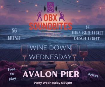 Avalon Pier, Wine Down Wednesday