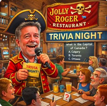 Jolly Roger Restaurant, Trivia with Jody
