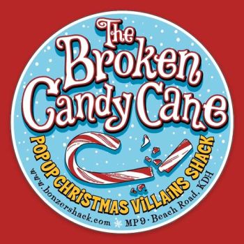 Bonzer Shack Bar & Grill, The Broken Candy Cane Pop-Up Christmas Villains Shack
