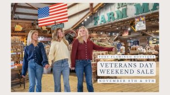 Foxy Flamingo Boutique, Veterans Day Weekend Sale