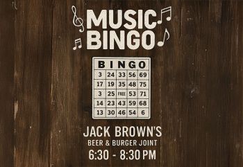 Jack Brown's Beer & Burger Joint, Music Bingo