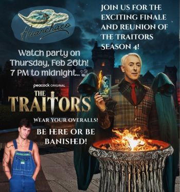 Huanchaco Lounge, The Traitors Watch Party