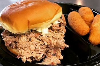 High Cotton BBQ, Pork BBQ Sandwich