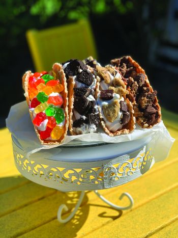 Fatboyz Ice Cream & Sweet Treats Outer Banks, Waffle Cone Taco