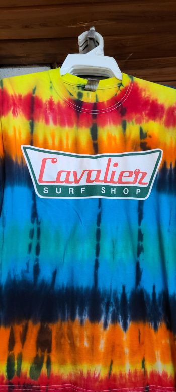 Cavalier Surf Shop, Tie Dye Cavalier Tee