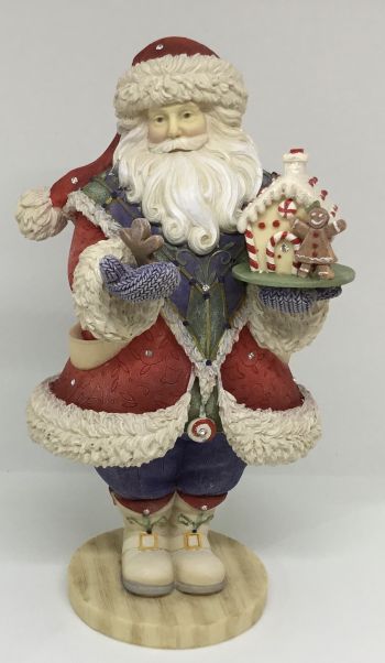 Gulf Stream Gifts, The Heart of Christmas - Santa w/Gingerbread House