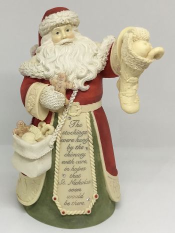 Gulf Stream Gifts, The Heart of Christmas - Santa w/Stocking