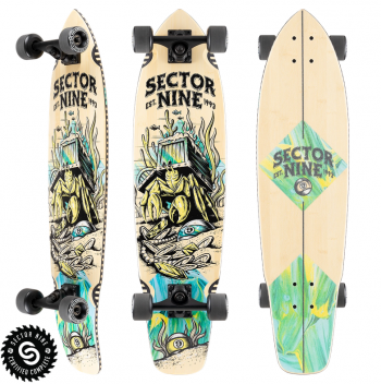 Outer Banks Boarding Company, Sector 9 Fortune Ft. Point Complete Skateboard