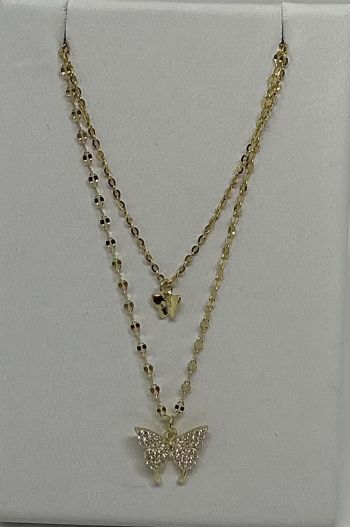 Gulf Stream Gifts, Butterfly CZ Necklace