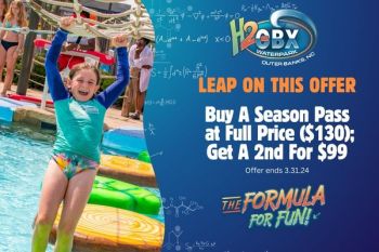 H2OBX Waterpark, Leap on This Offer! Buy 2nd Pass for $99