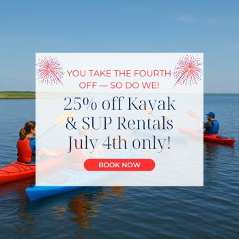 Kitty Hawk Kites, 25% Off Kayak & SUP Rentals July 4th