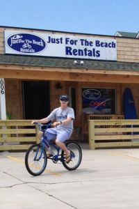 Rent bikes at Just For the Beach Rentals
