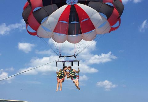 Causeway Watersports, Nags Head Outer Banks, Double Parasail Flight