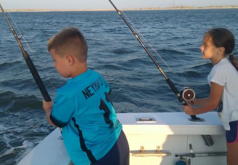 Wanchese Fishing Charters, Half Day Sound Fishing Trip (Evening)