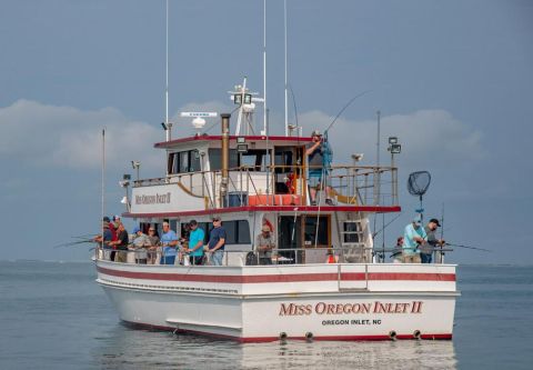 Miss Oregon Inlet II Head Boat Fishing, Half-Day Ocean Fishing Trip