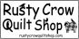 Logo for Rusty Crow Quilt Shop
